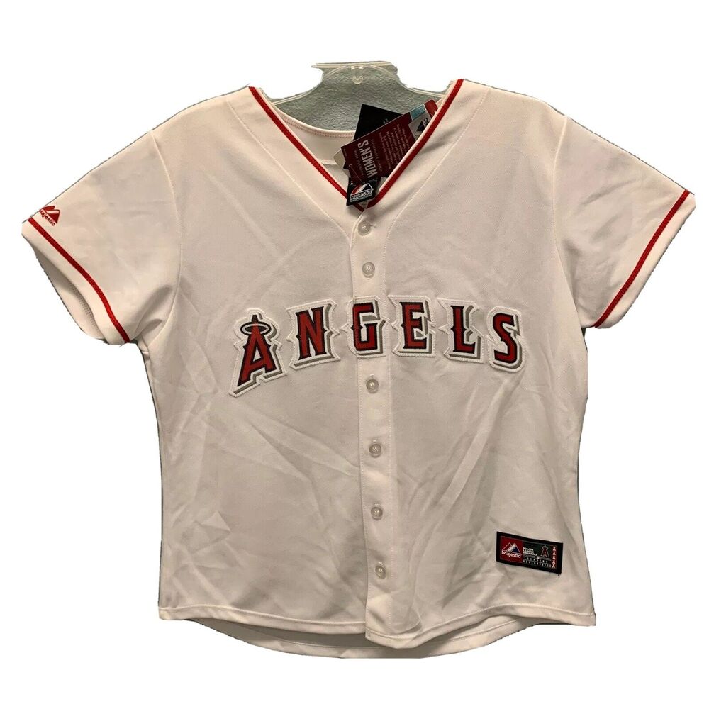 Majestic MLB LA Angels CJ Wilson #33 Jersey Women'a Sz XXL New